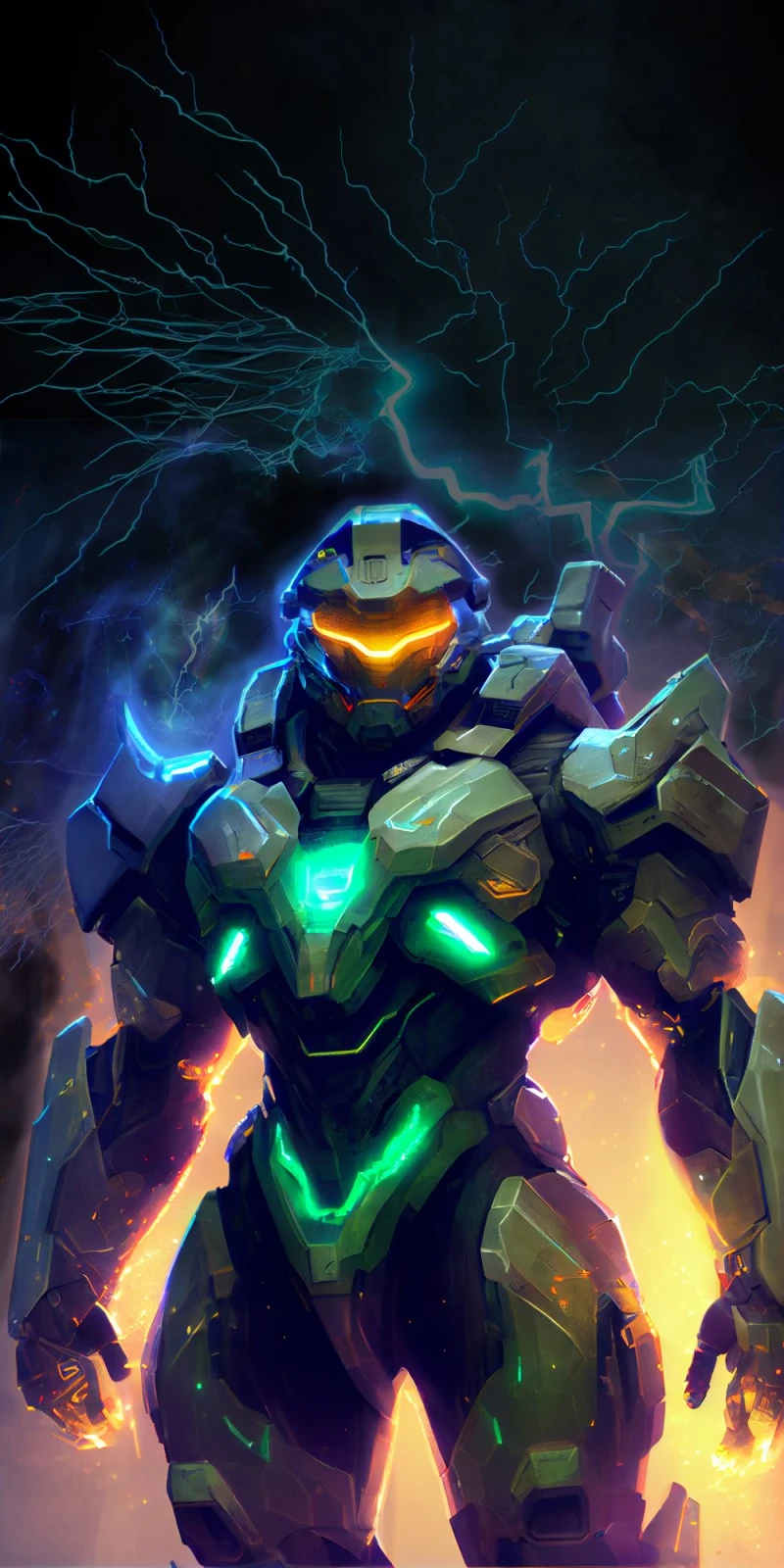 Halo Spartan III 4K Mobile Wallpaper
