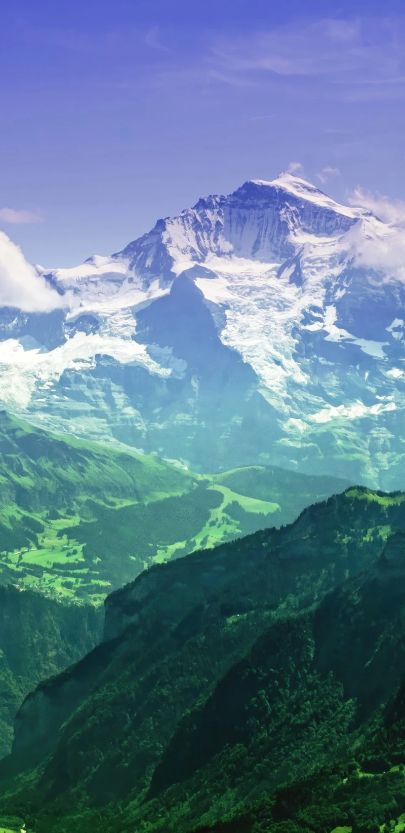 Majestic Alpine Panorama 4K Mobile Wallpaper