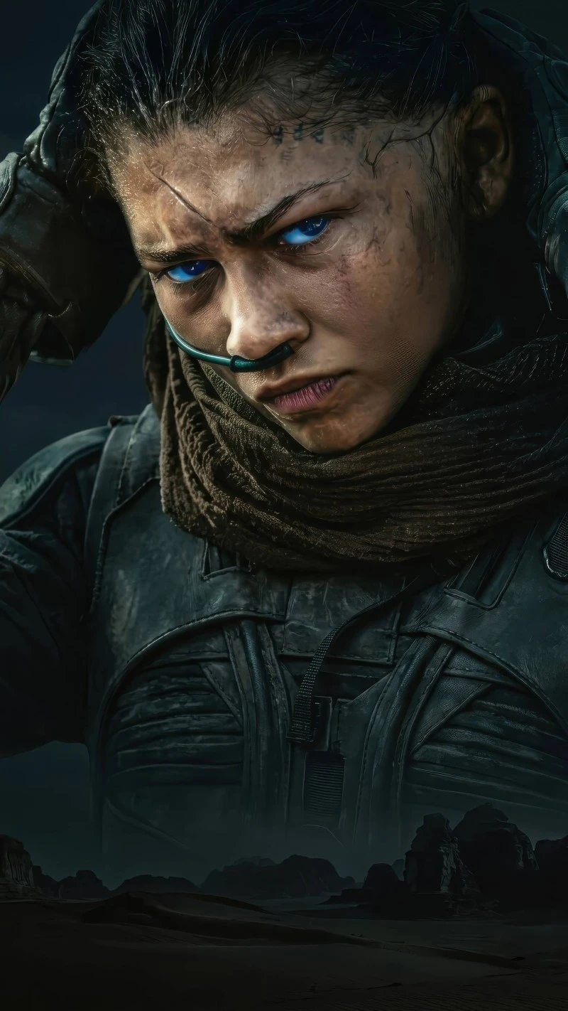 Dune Part 2 Character 4K Mobile Wallpaper