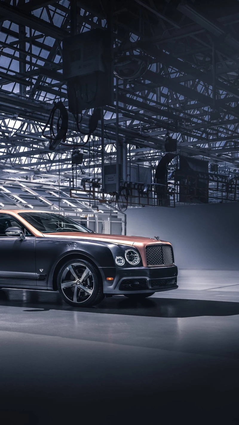 Bentley in the Factory 4K Mobile Wallpaper
