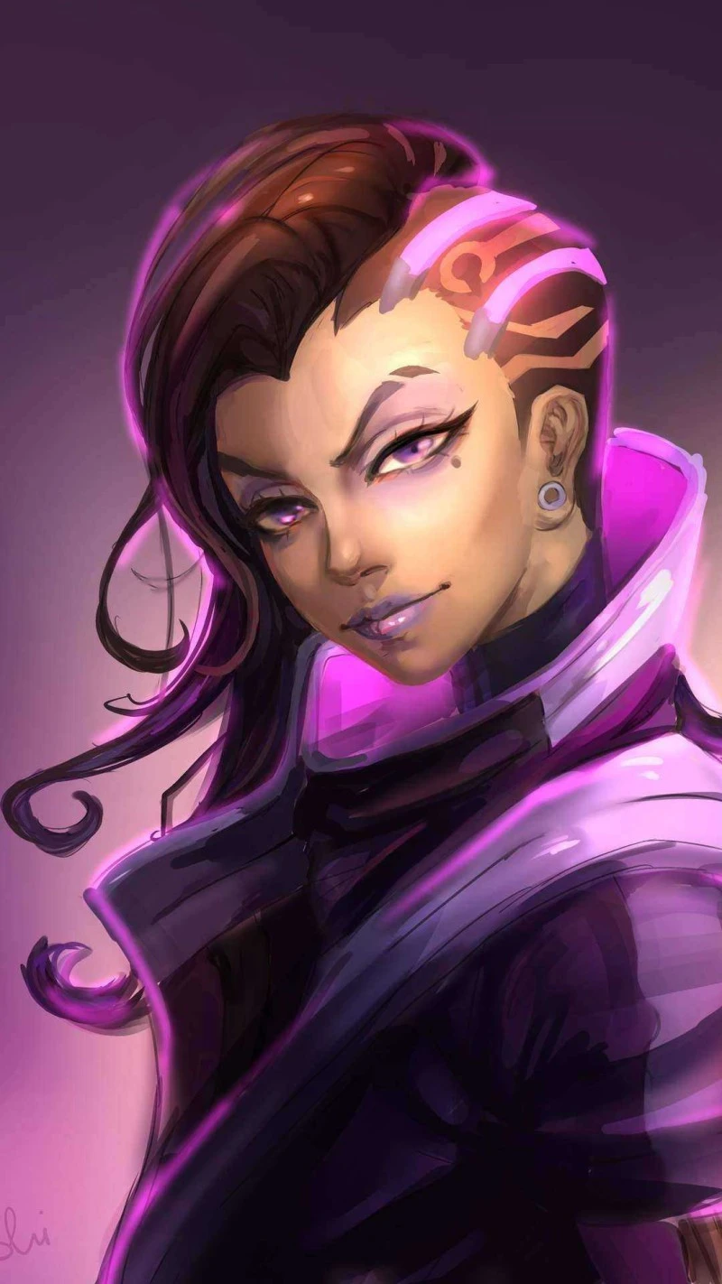 Overwatch Symmetra Fan Art 4K Mobile Wallpaper