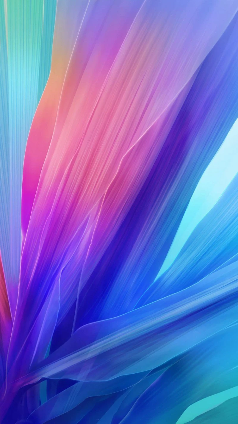 Rainbow Hues of Flowing Fabric 4K Mobile Wallpaper