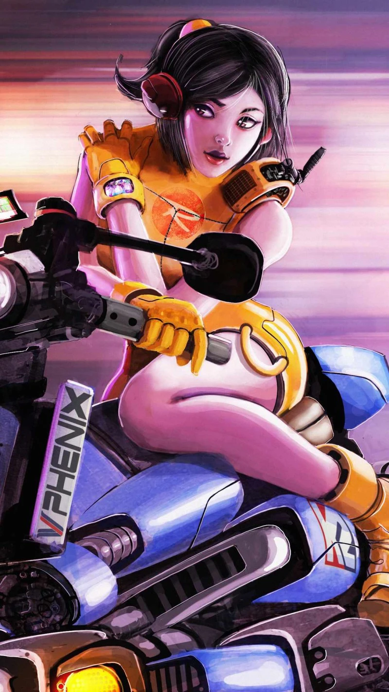 Cyberpunk Rider 4K Mobile Wallpaper