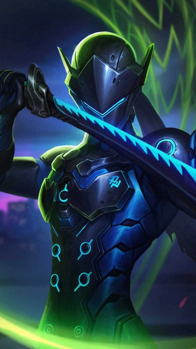 Genji Overwatch Wallpaper 4K Mobile Wallpaper