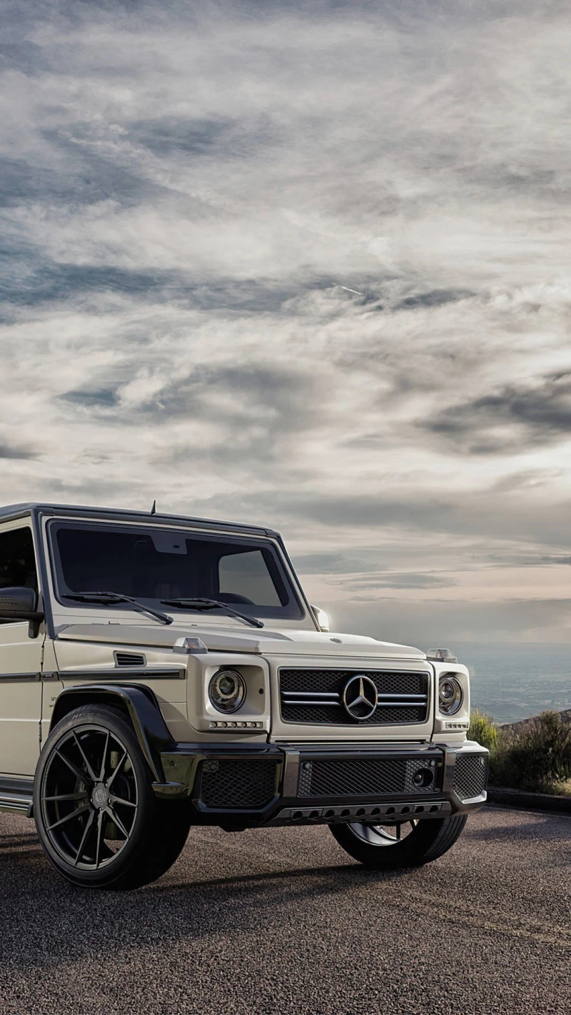Majestic Mercedes-Benz G-Class: Off-Road Royalty 4K Mobile Wallpaper