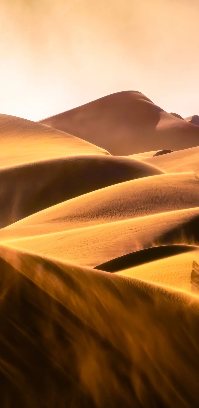 Golden Sands 4K Mobile Wallpaper
