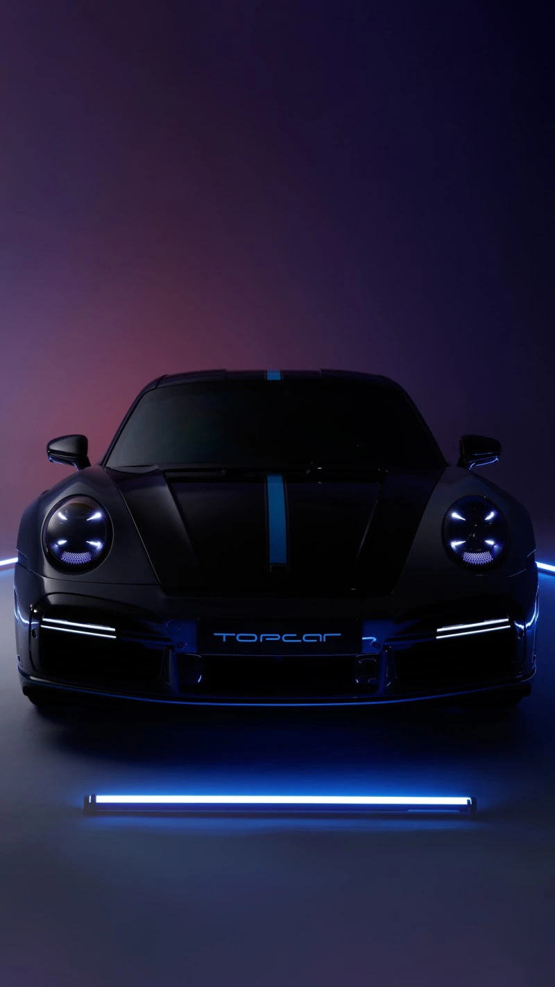 TopCar Porsche 911 Turbo S 4K Mobile Wallpaper
