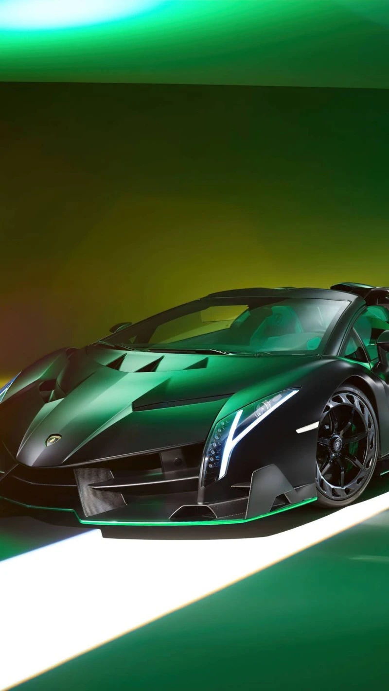 Lamborghini Centenario Side View 4K Mobile Wallpaper