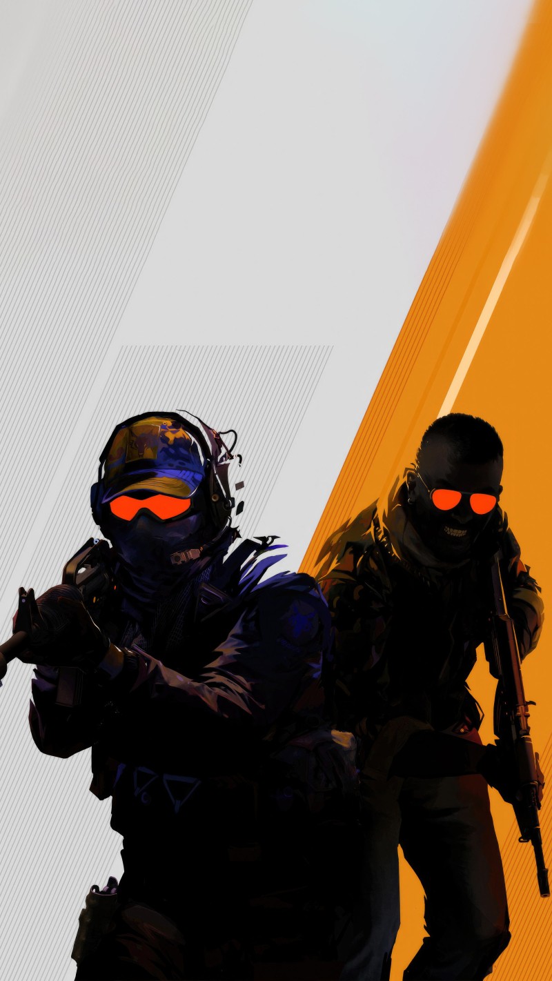 Intense Counter Strike 2 Game Characters Modern Warfare Wallpaper 4K Mobile Wallpaper