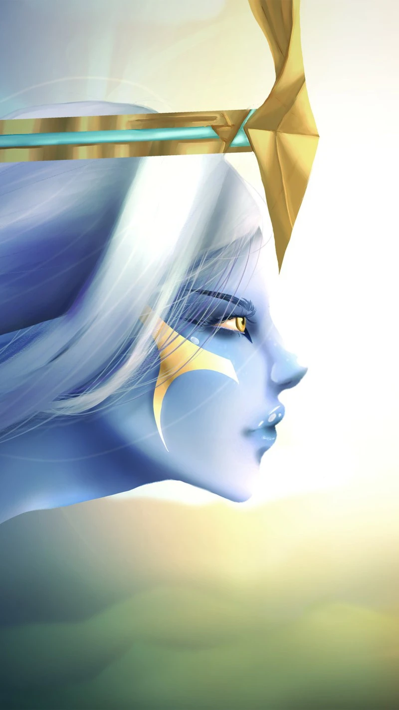 Elegant Fantasy Elf Woman 4K Mobile Wallpaper