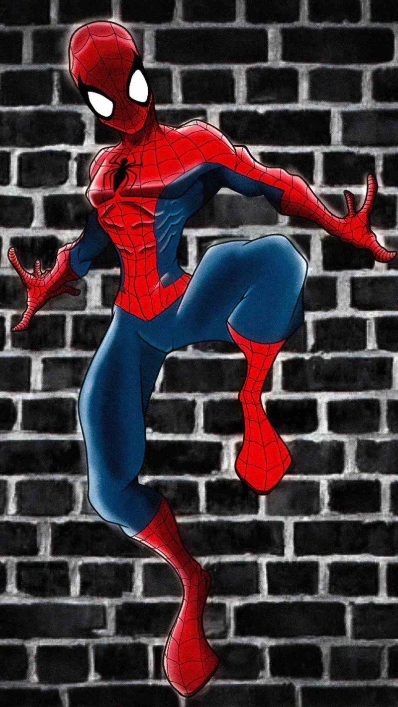 Spider-Man Animated Style 4K Mobile Wallpaper