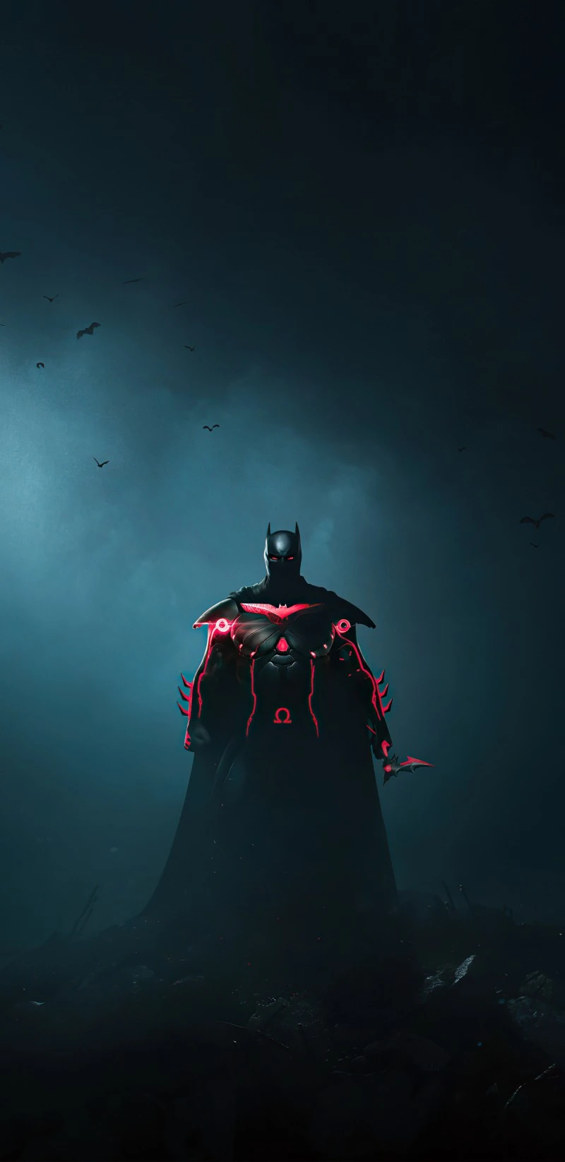 Batman in the Dark Knight Returns 4K Mobile Wallpaper
