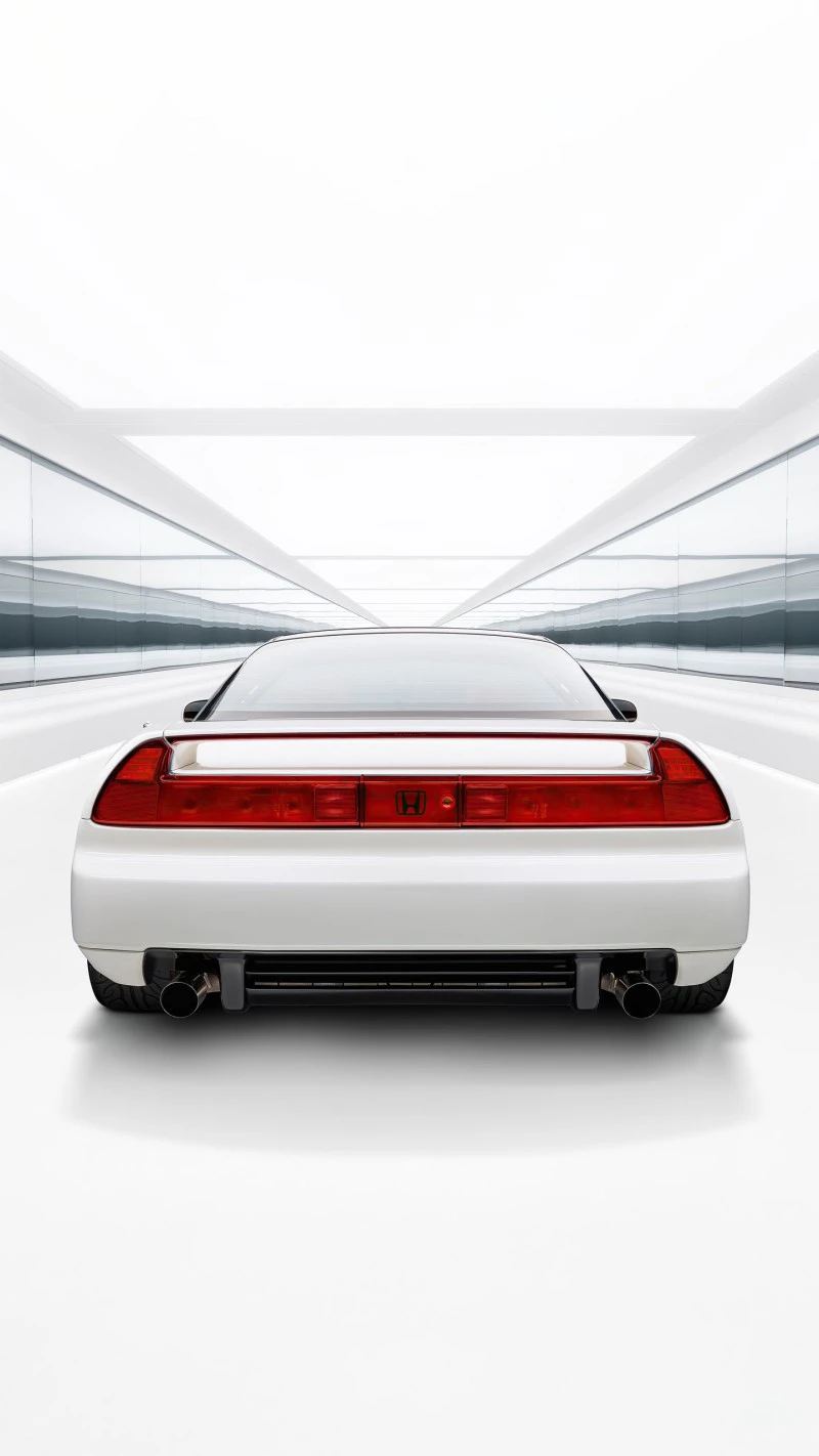Honda NSX Rear View 4K Mobile Wallpaper