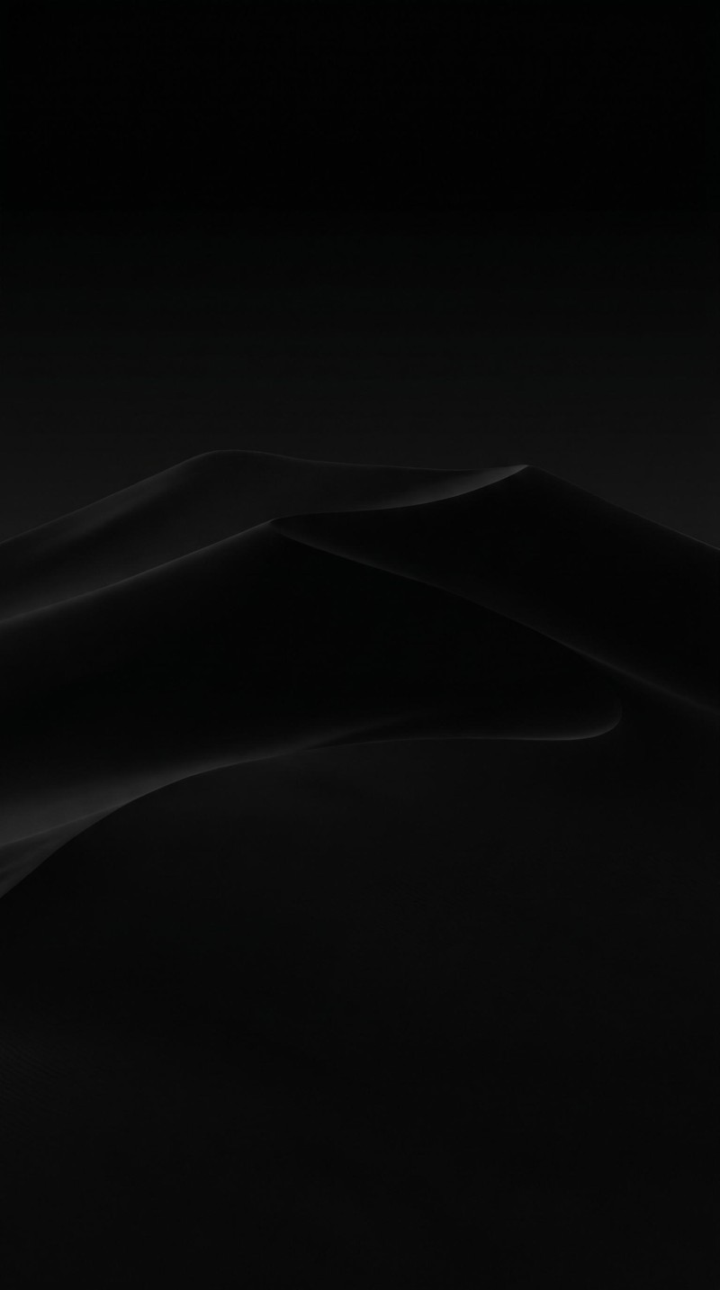 Dark Silhouette of a Dune at Sunset Moody Wallpaper 4K Dark Wallpaper