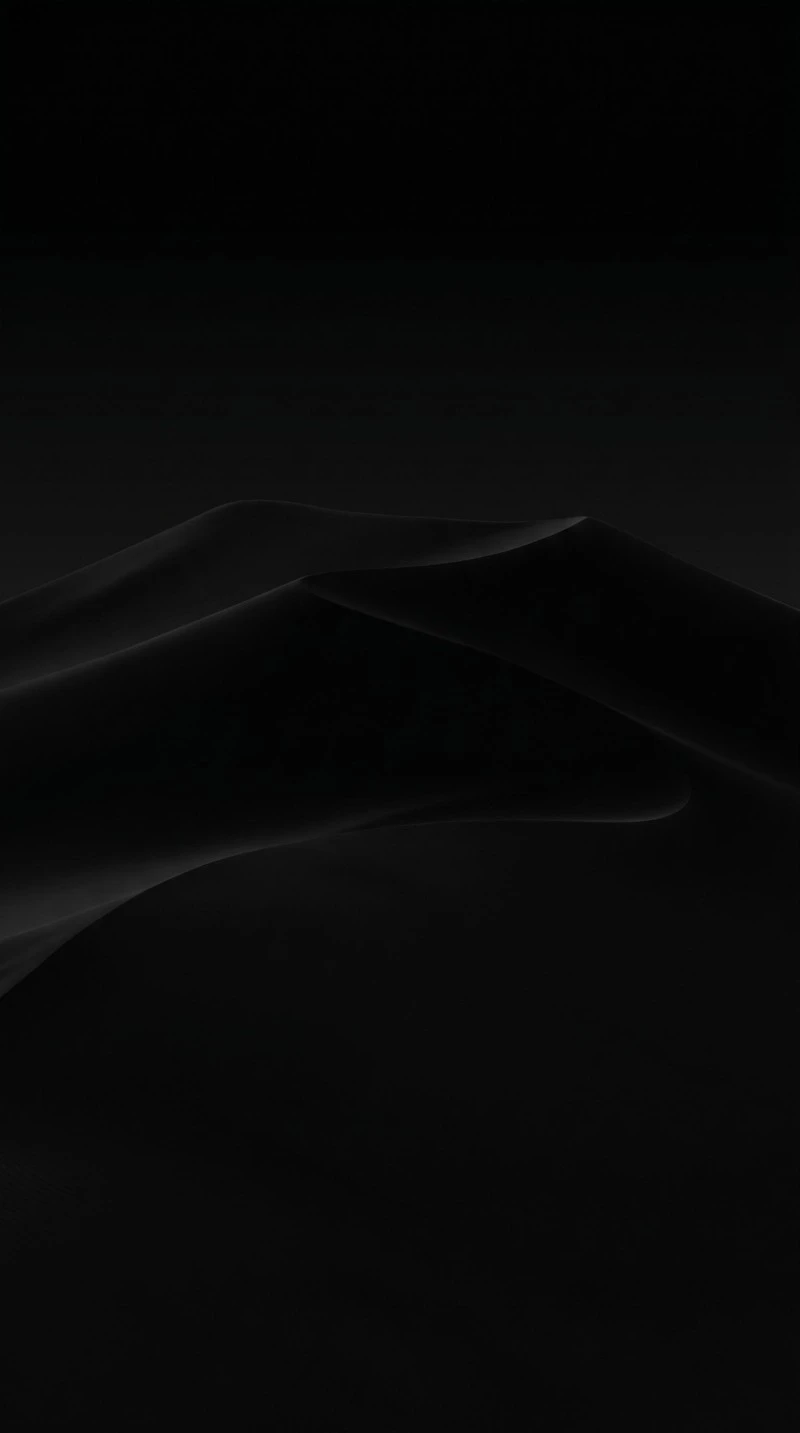Dark Silhouette of a Dune at Sunset Moody Wallpaper 4K Mobile Wallpaper