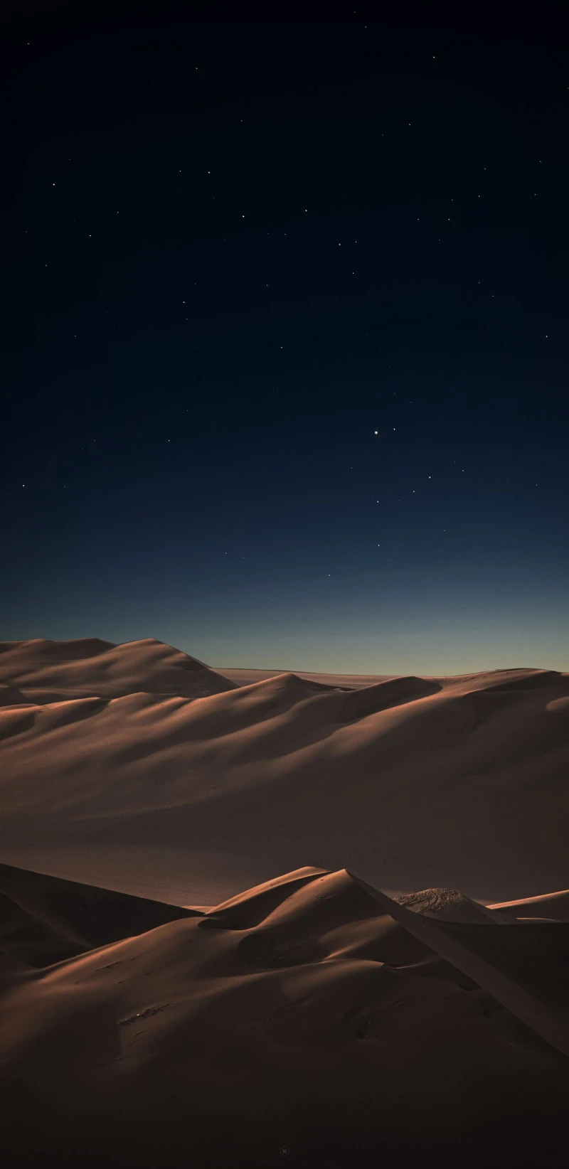 Starry Desert Night 4K Mobile Wallpaper