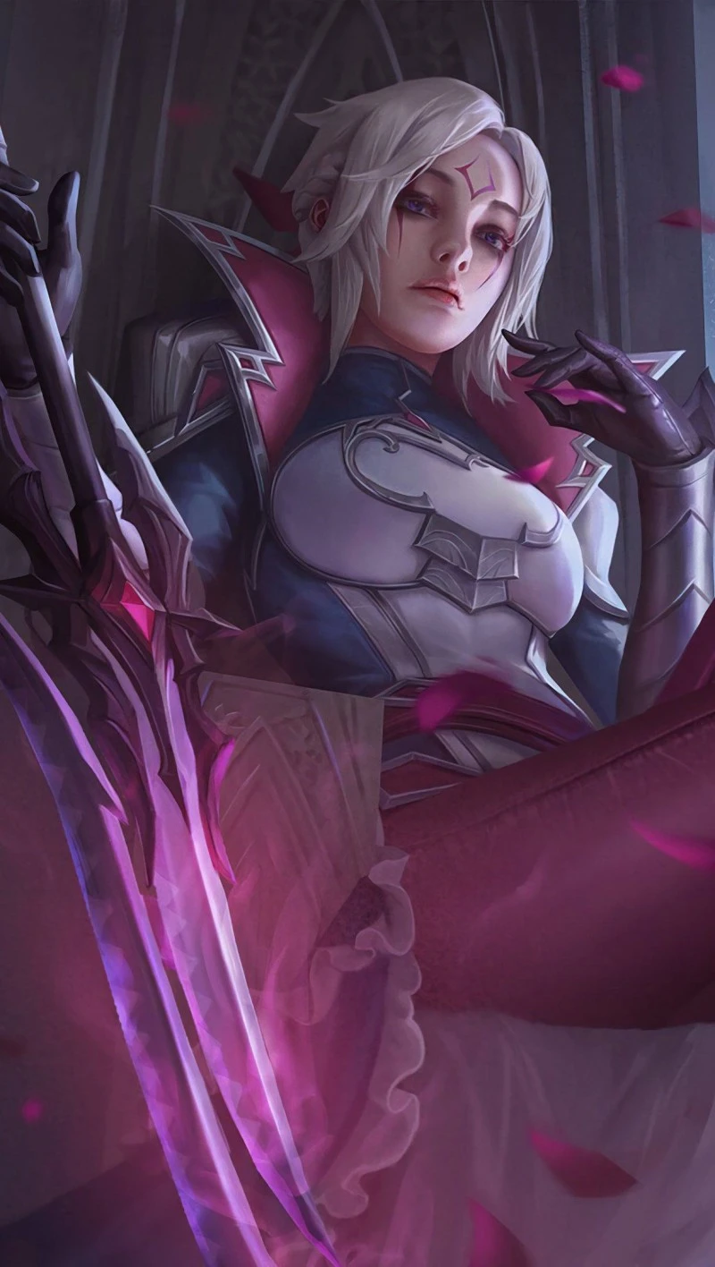 Elegant Warrior from League of Legends 4K Mobile Wallpaper