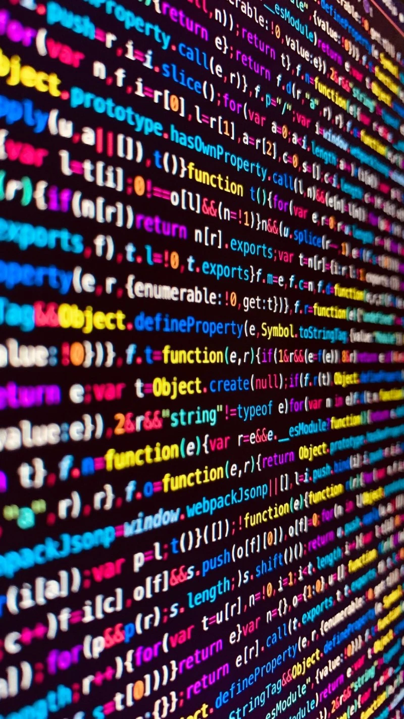 Colorful Code 4K Mobile Wallpaper