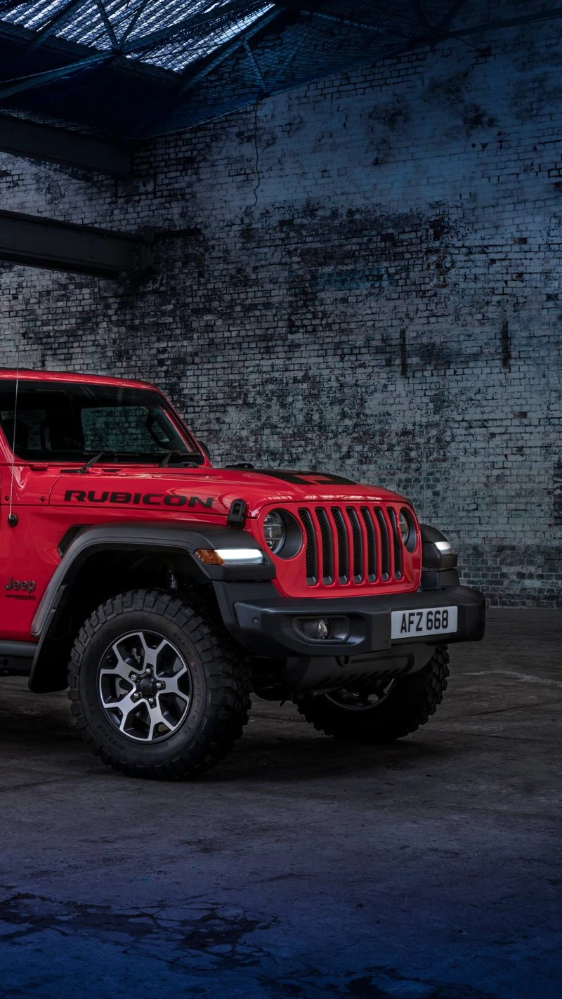 Jeep Wrangler Rubicon: Rugged and Ready 4K Mobile Wallpaper