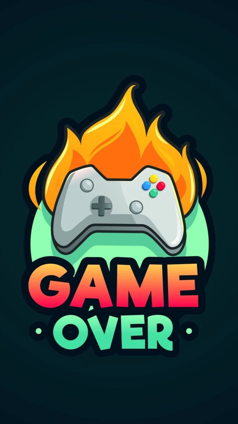 Game Over 4K Mobile Wallpaper