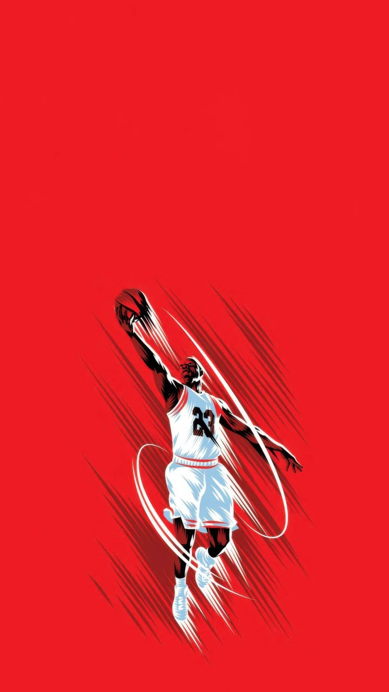 Dynamic Basketball Player 4K Mobile Wallpaper