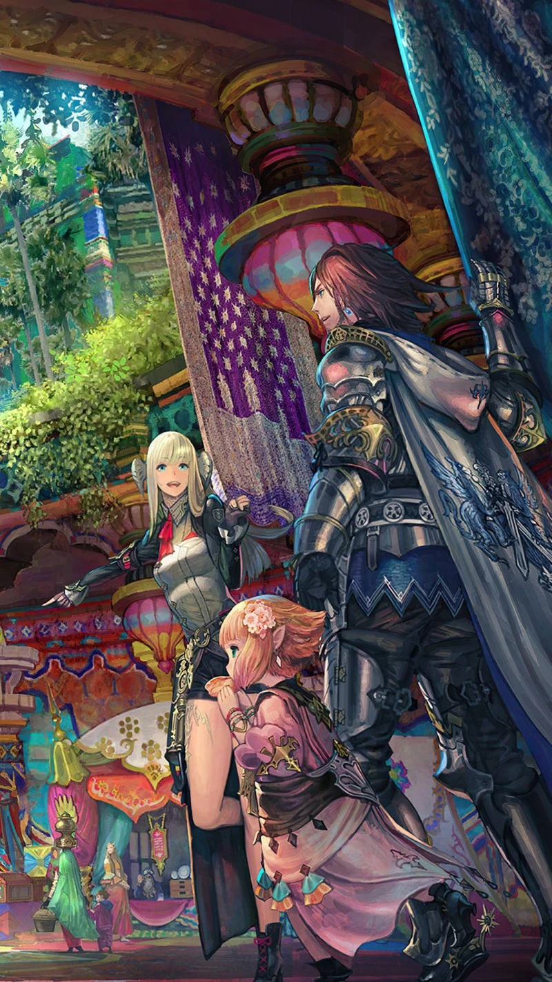 Final Fantasy Artwork 4K Mobile Wallpaper