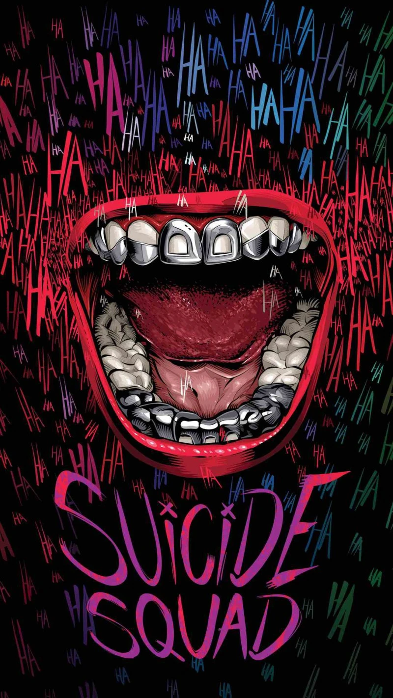 Joker's Laugh 4K Mobile Wallpaper