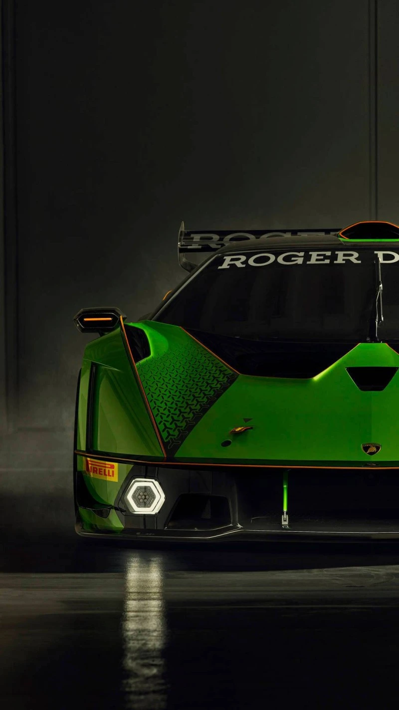 Lamborghini Essenza SCV12 Close-Up 4K Mobile Wallpaper