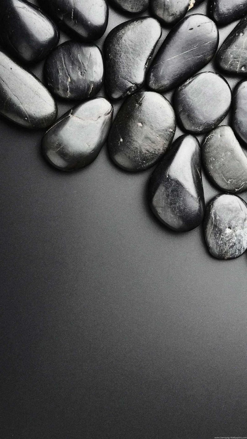 Black Stones 4K Mobile Wallpaper