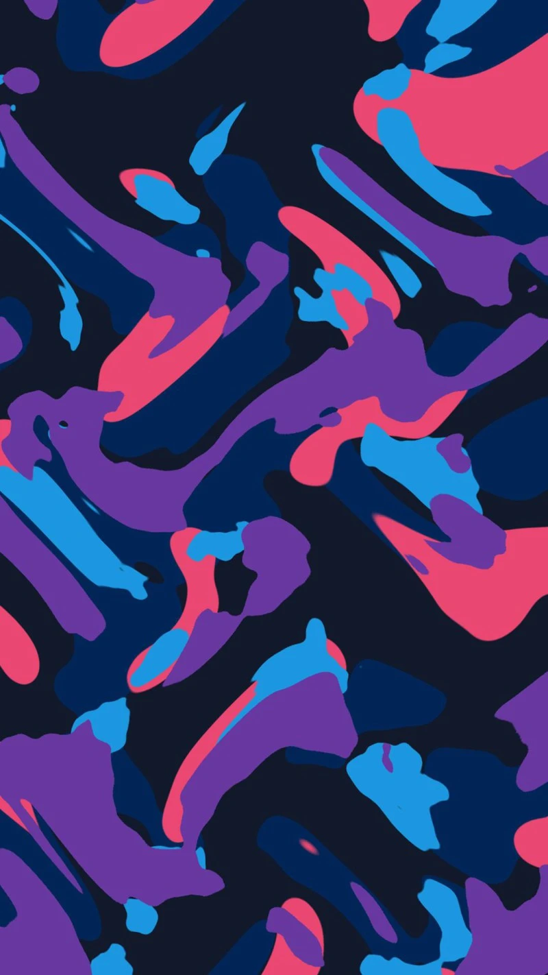 Abstract Fluid Shapes 4K Mobile Wallpaper