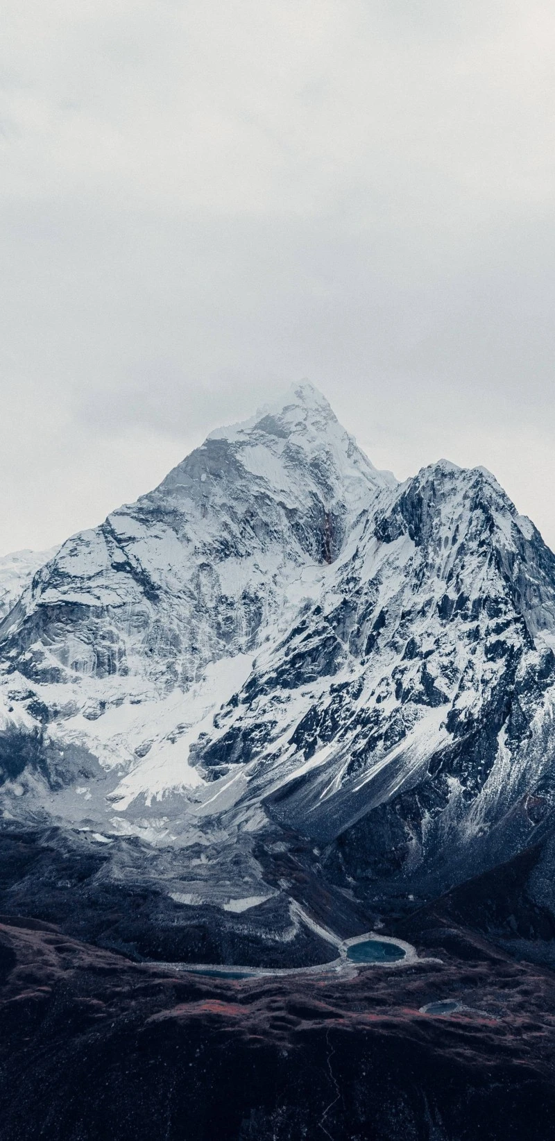 Majestic Snow-Capped Peak 4K Mobile Wallpaper