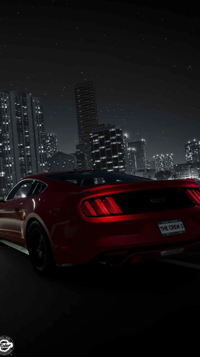 Night Drive in the City 4K Mobile Wallpaper
