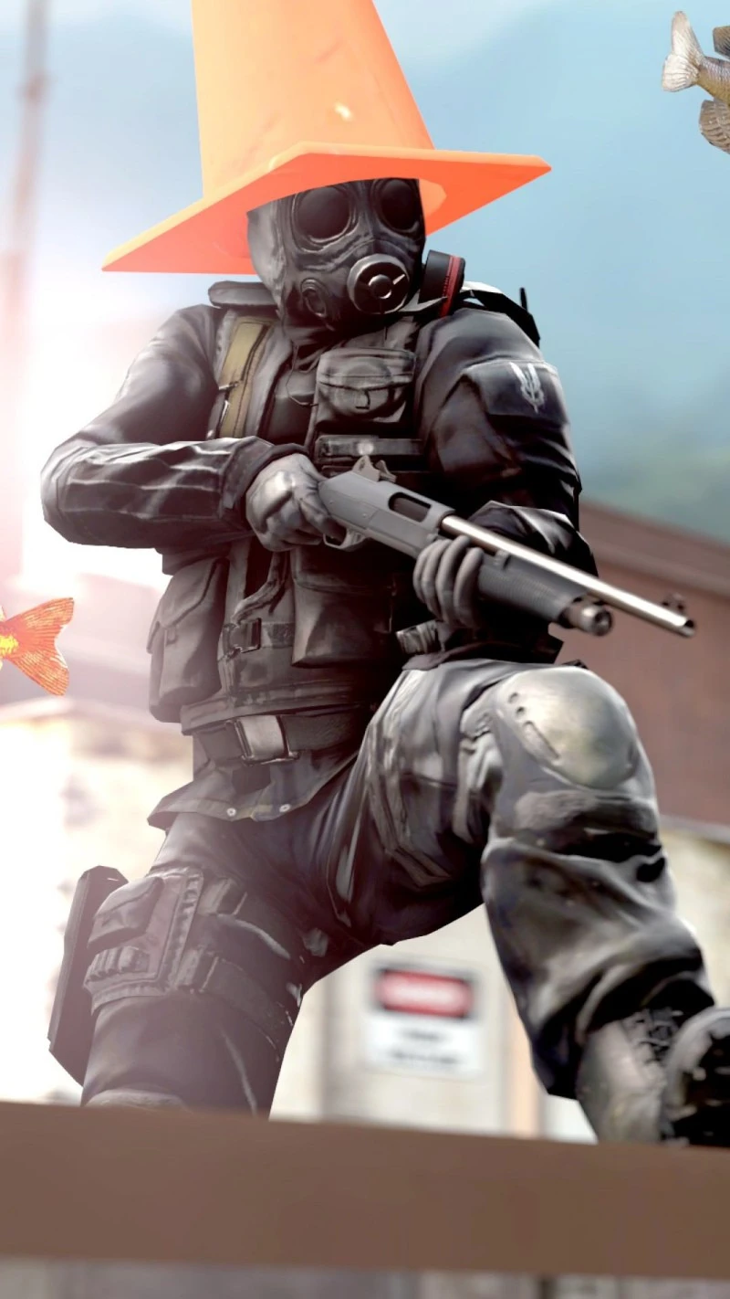 Funny CS:GO Operator 4K Mobile Wallpaper