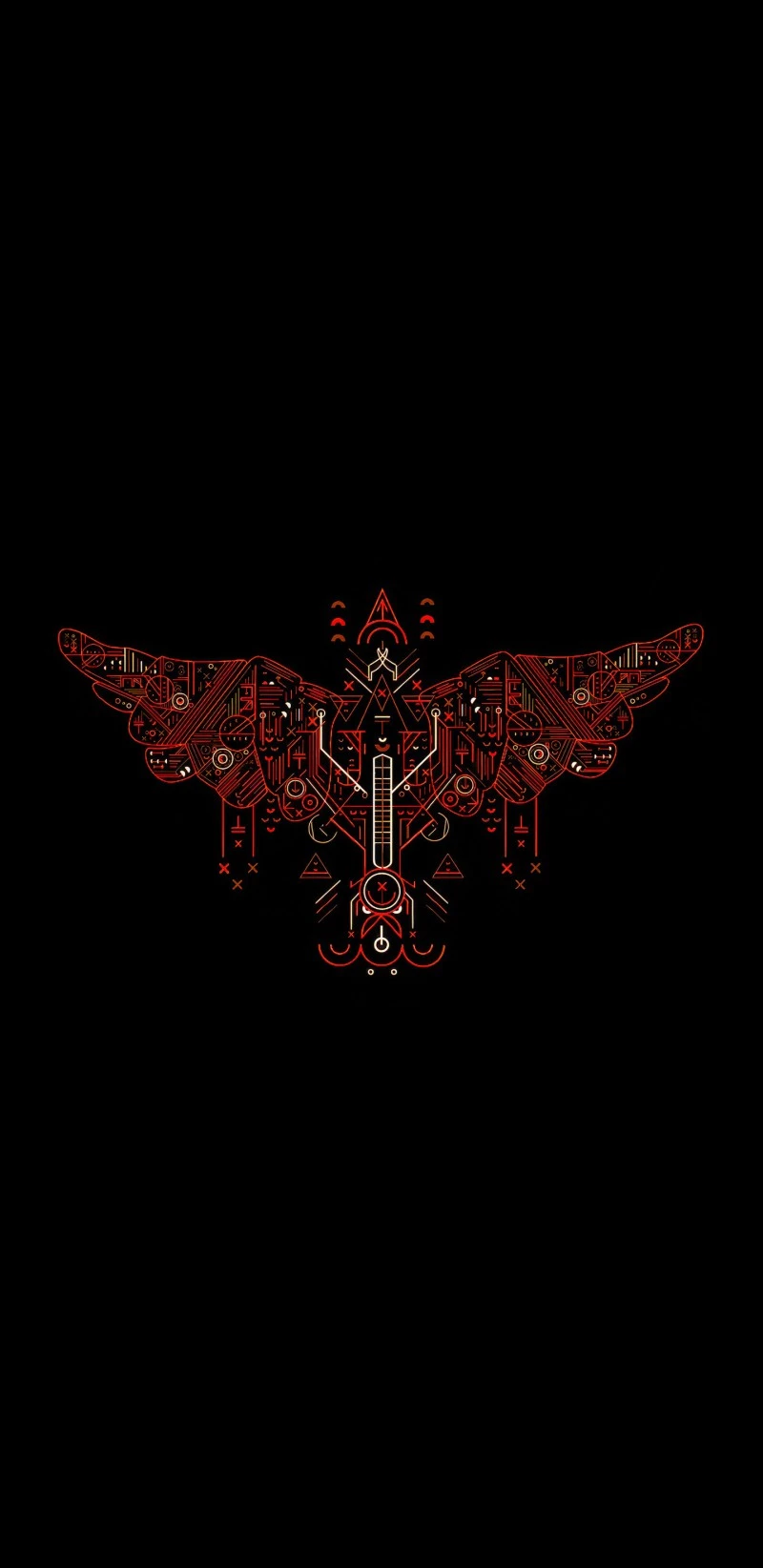 Cybernetic Bird 4K Mobile Wallpaper