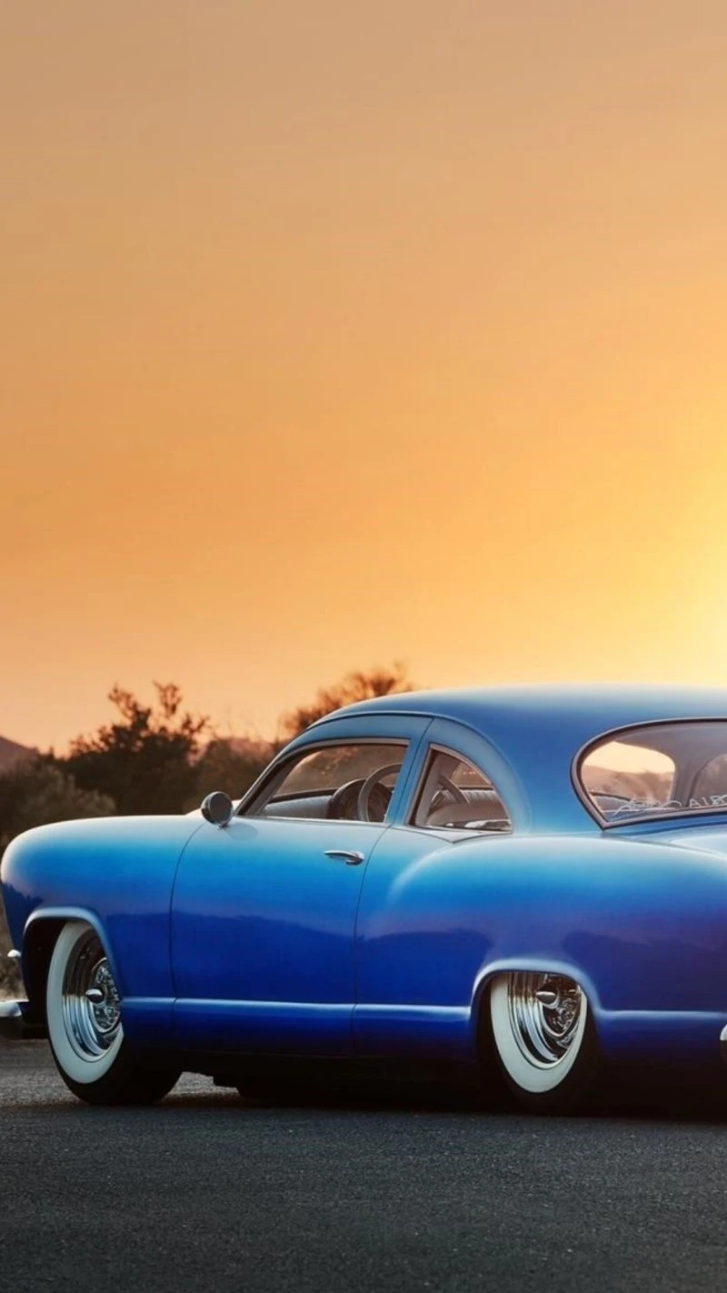 Sunset Blue Classic 4K Mobile Wallpaper