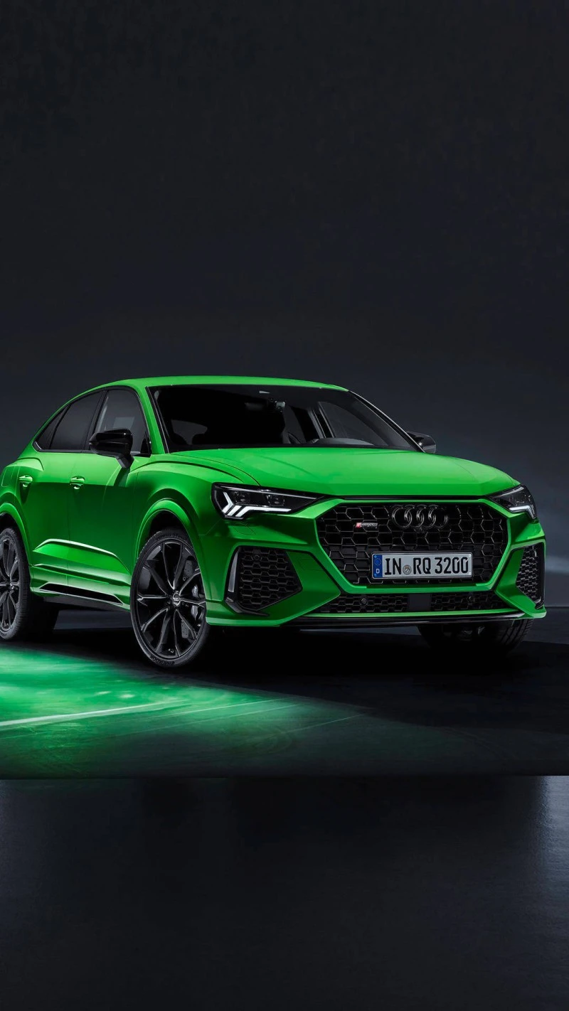Audi RS Q8 Green Beast 4K Mobile Wallpaper