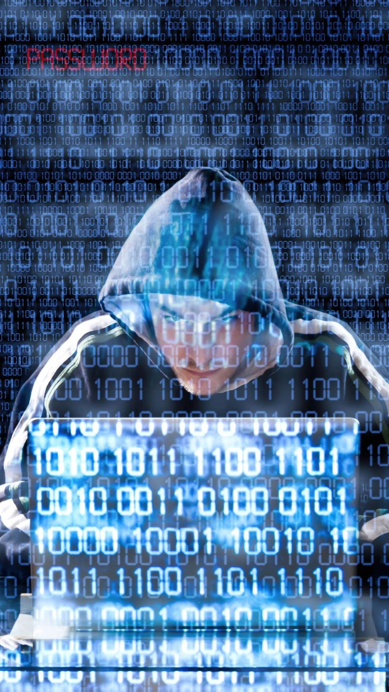Cybersecurity Threat: The Hacker 4K Mobile Wallpaper