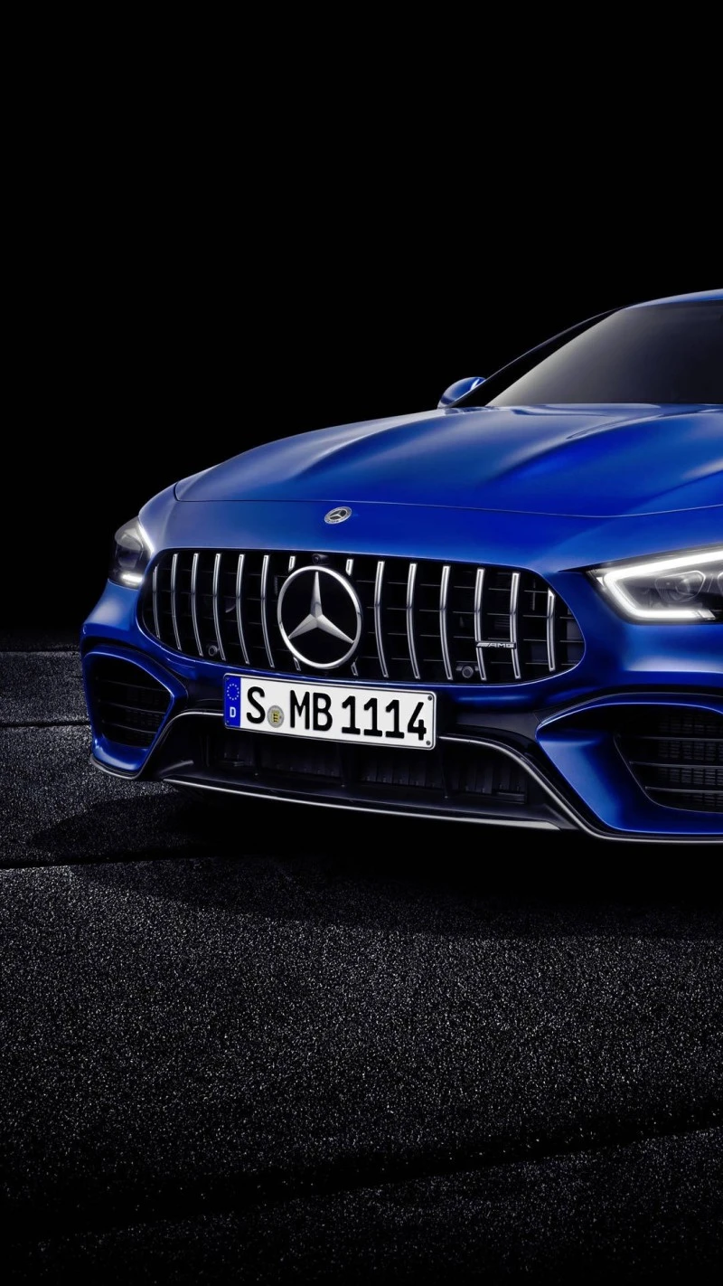 Mercedes-Benz GT 63 S Front View 4K Mobile Wallpaper
