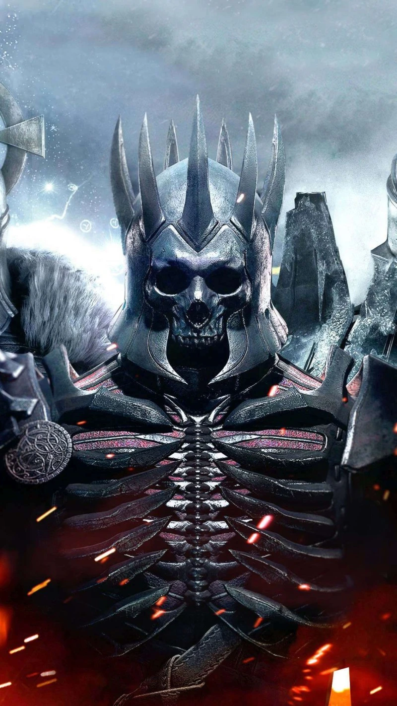 The Wild Hunt King 4K Mobile Wallpaper
