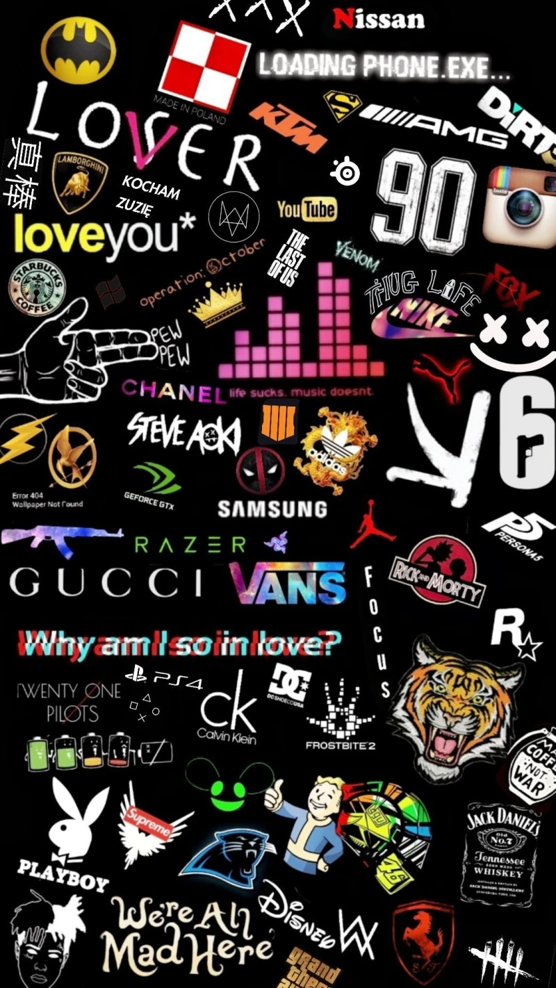 Pop Culture Collage Wallpaper 4K Mobile Wallpaper