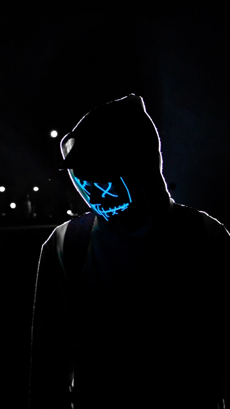 Anonymous in the Shadows 4K Mobile Wallpaper