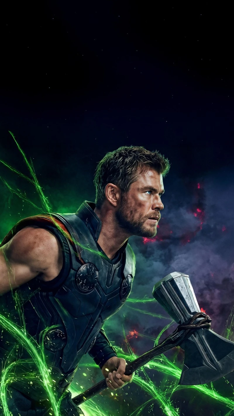 Thor Hammer 4K Mobile Wallpaper