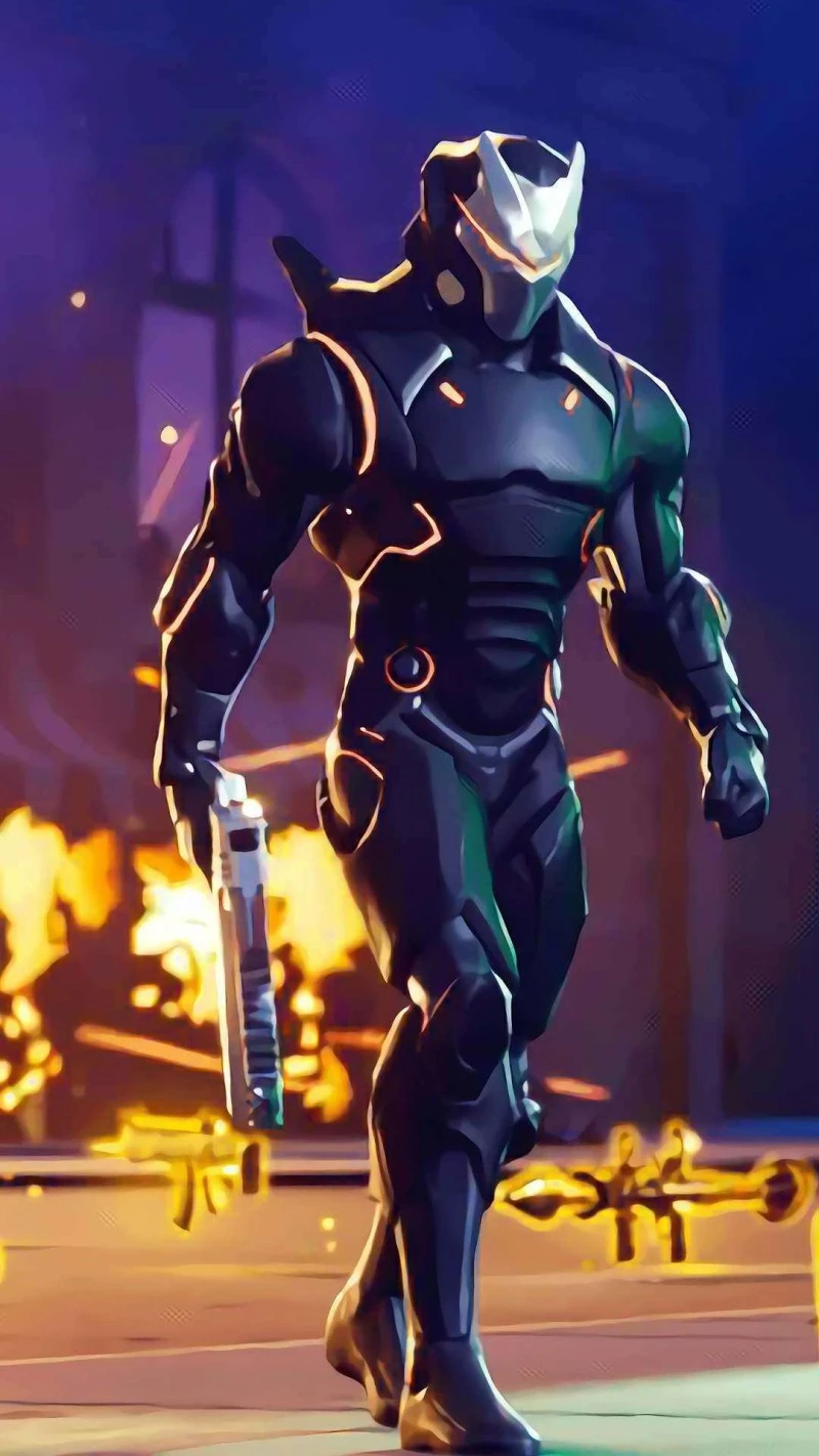 Black Knight Fortnite Skin 4K Mobile Wallpaper Free Download
