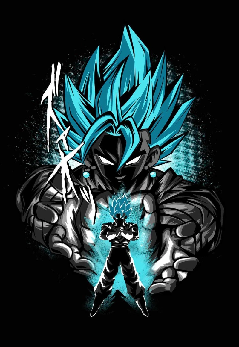 Super Saiyan Blue Power Unleashed 4K Mobile Wallpaper