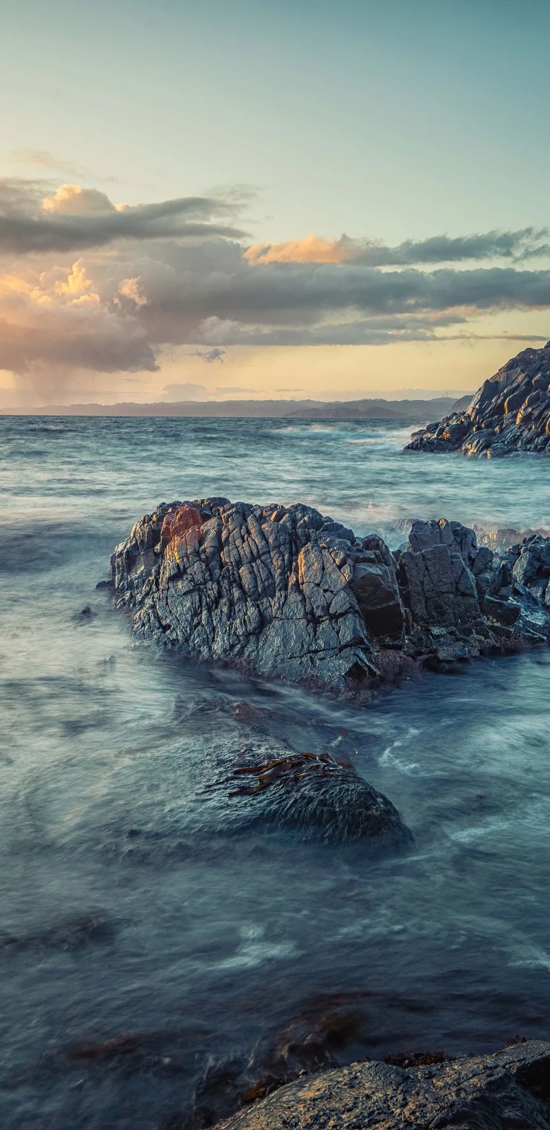 Coastal Rock Formation 4K Mobile Wallpaper