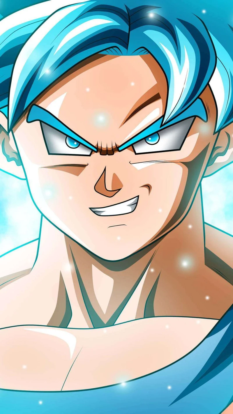 Super Saiyan God Goku 4K Mobile Wallpaper