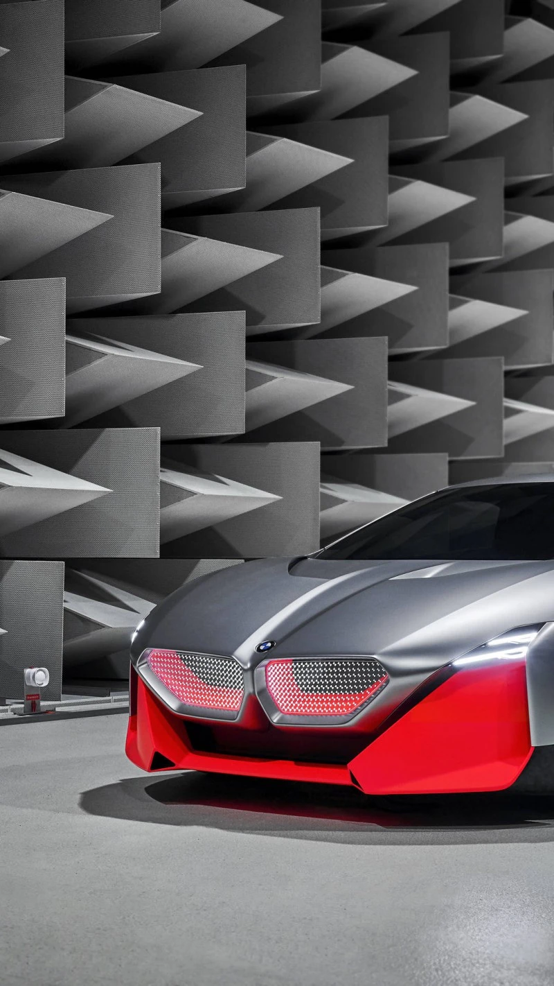 BMW Concept Car in Anechoic Chamber 4K Mobile Wallpaper
