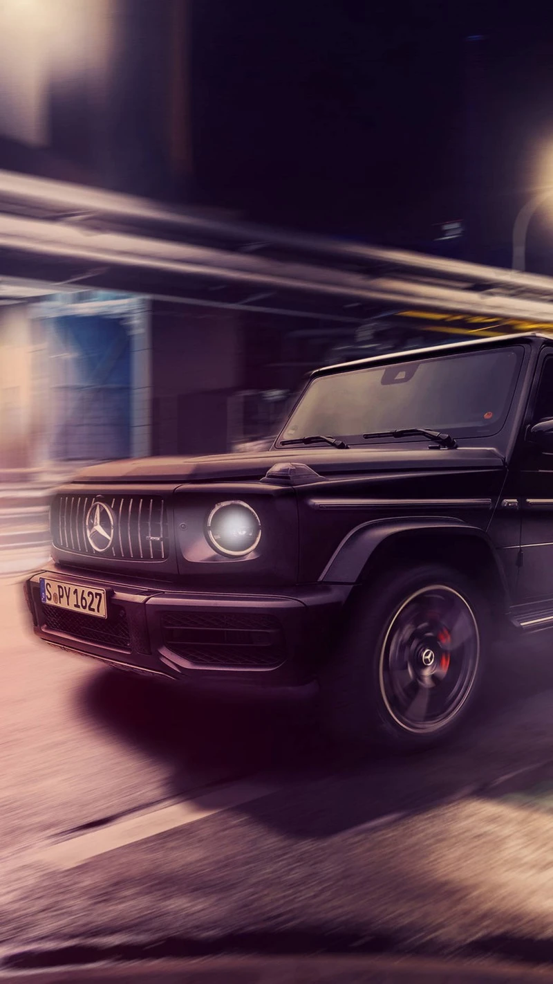 Mercedes-Benz G-Class in Motion 4K Mobile Wallpaper