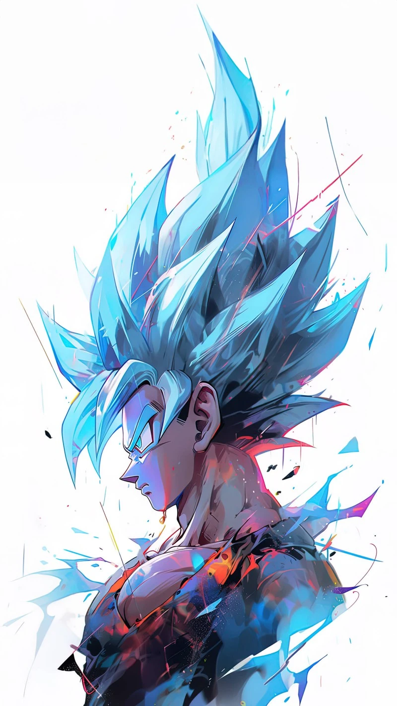 Goku Super Saiyan Blue 4K Mobile Wallpaper