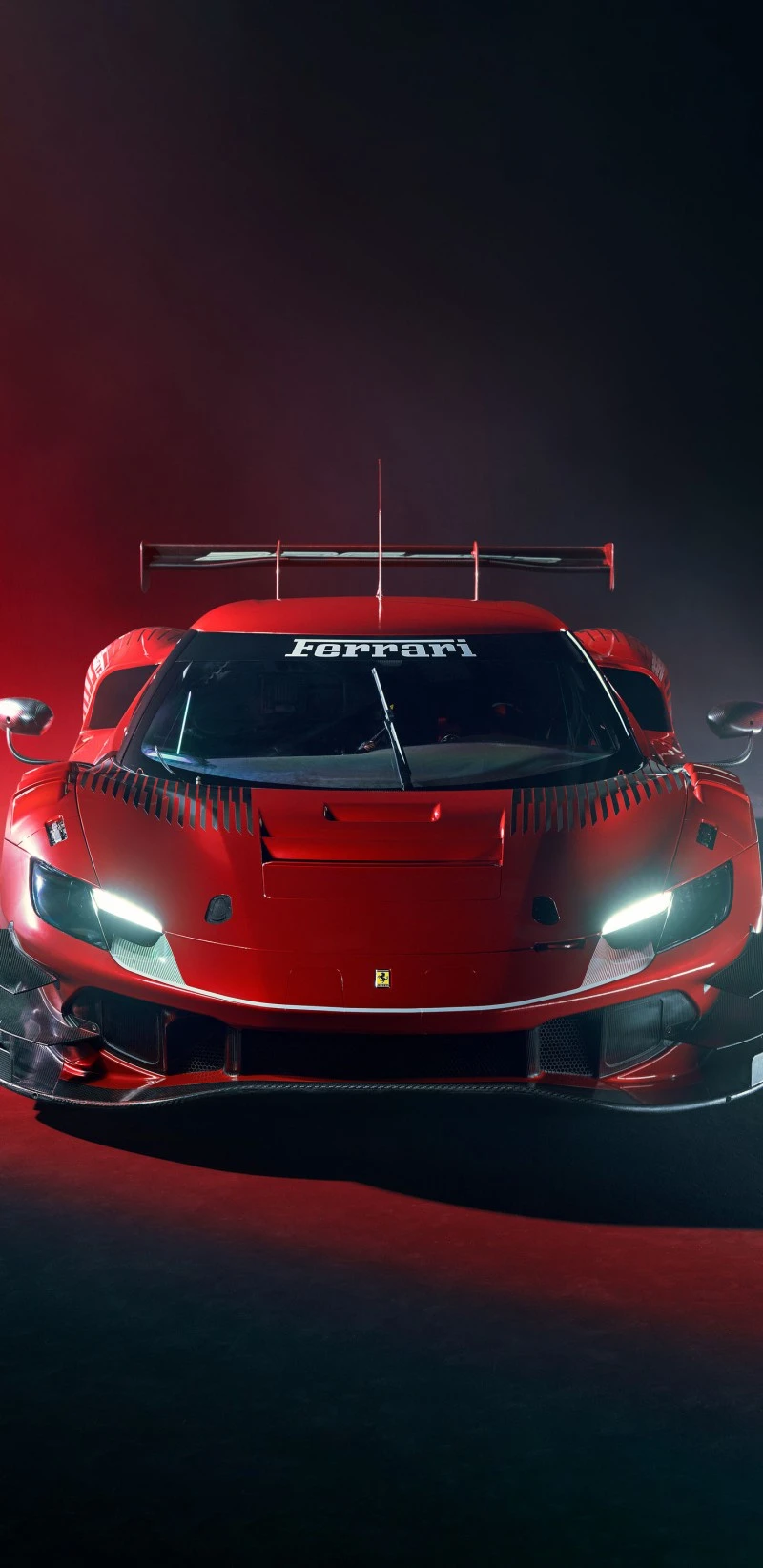 Ferrari 488 GT3 Race Car 4K Mobile Wallpaper